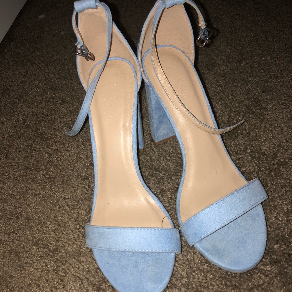 Blue heels
